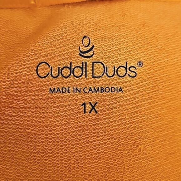 Cuddl Duds Lightweight One Button Closure Comfort Pumpkin Cardigan Blazer Sz 1X - Picture 8 of 12